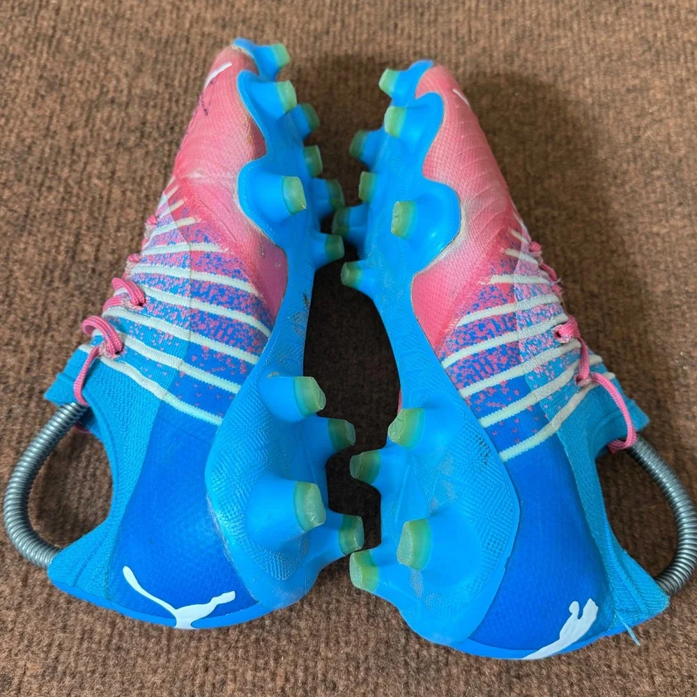 Puma Future Z 1.4 FG/AG Soccer Cleats Pink Blue 107088-01 Mens 7 fast hubba buba